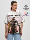 Женская футболка оверсайз / GOD OF WAR