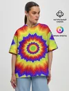 Женская футболка оверсайз / Tie-Dye