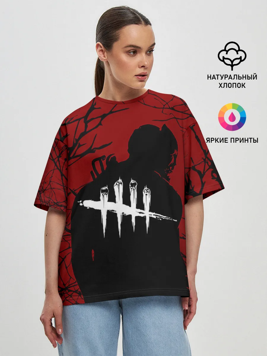 Женская футболка оверсайз / DEAD BY DAYLIGHT.