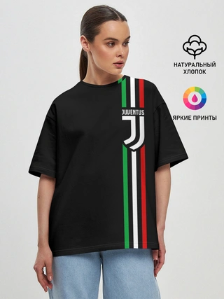 Женская футболка оверсайз / JUVENTUS / ЮВЕНТУС