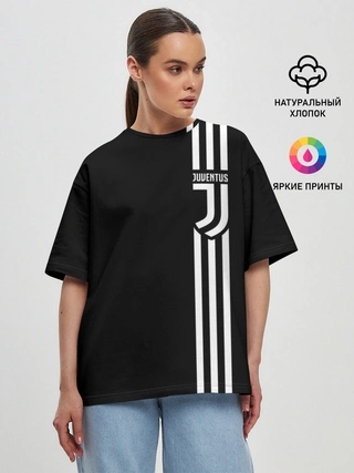 Женская футболка оверсайз / JUVENTUS