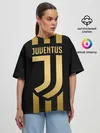 Женская футболка оверсайз / JUVENTUS