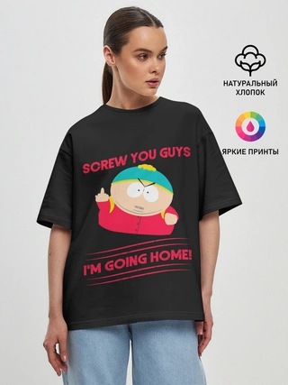 Женская футболка оверсайз / Cartman