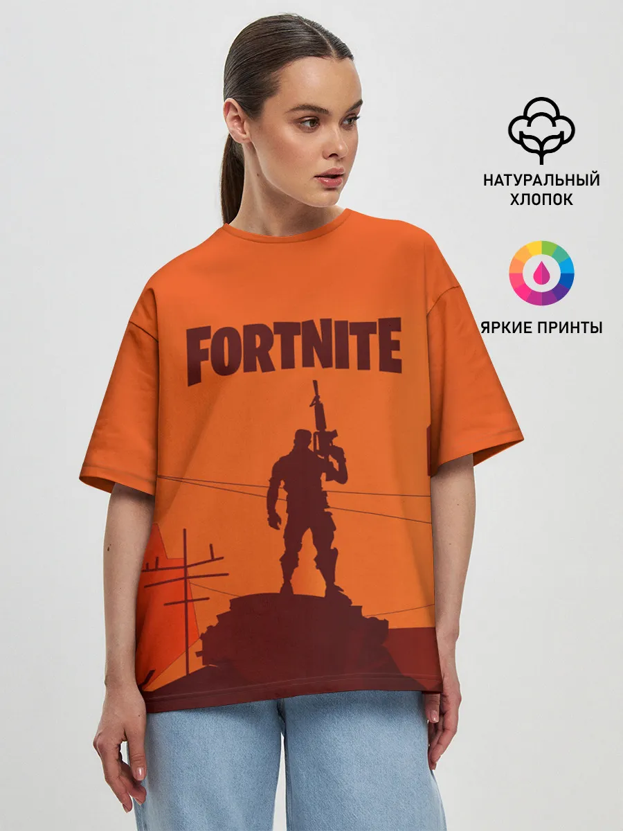 Женская футболка оверсайз / FORTNITE