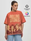 Женская футболка оверсайз / The Rolling Stones