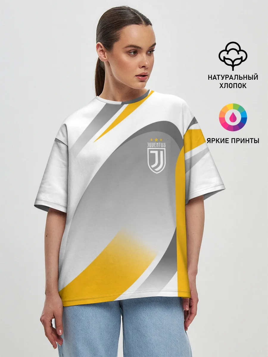 Женская футболка оверсайз / Juventus Uniform