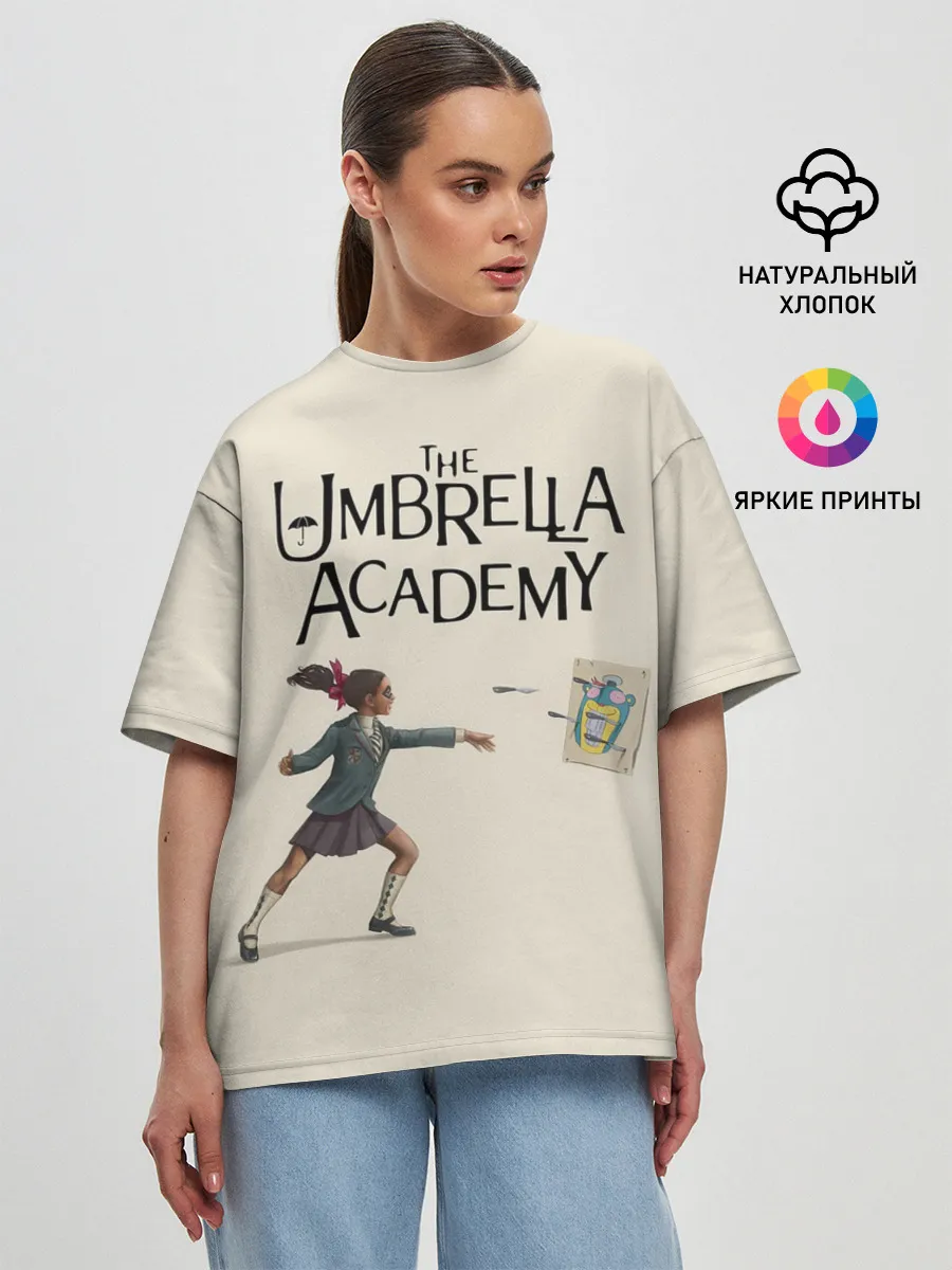 Женская футболка оверсайз / The umbrella academy