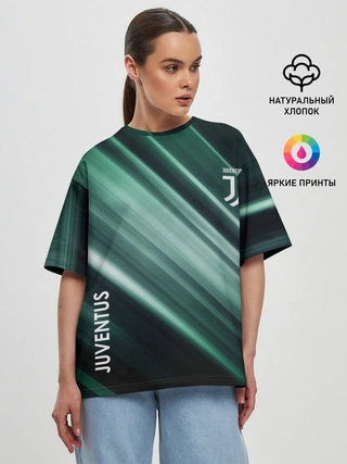 Женская футболка оверсайз / Juventus