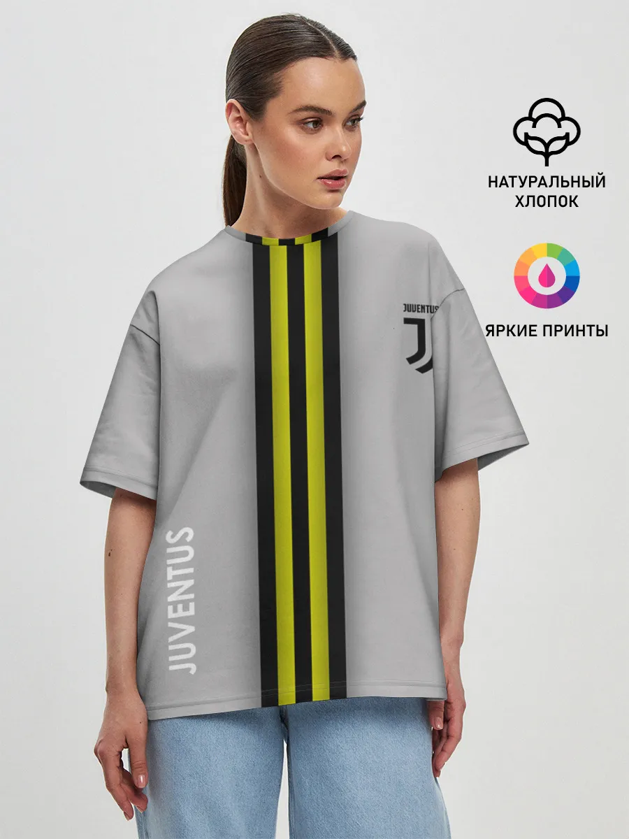 Женская футболка оверсайз / Juventus