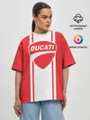 Женская футболка оверсайз / DUCATI