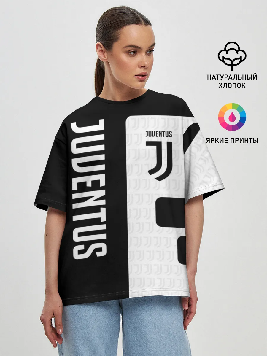 Женская футболка оверсайз / Juventus