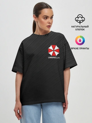 Женская футболка оверсайз / UMBRELLA CORP | АМБРЕЛЛА КОРП