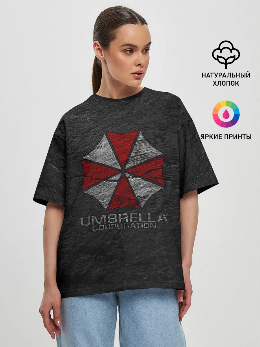 Женская футболка оверсайз / UMBRELLA CORP