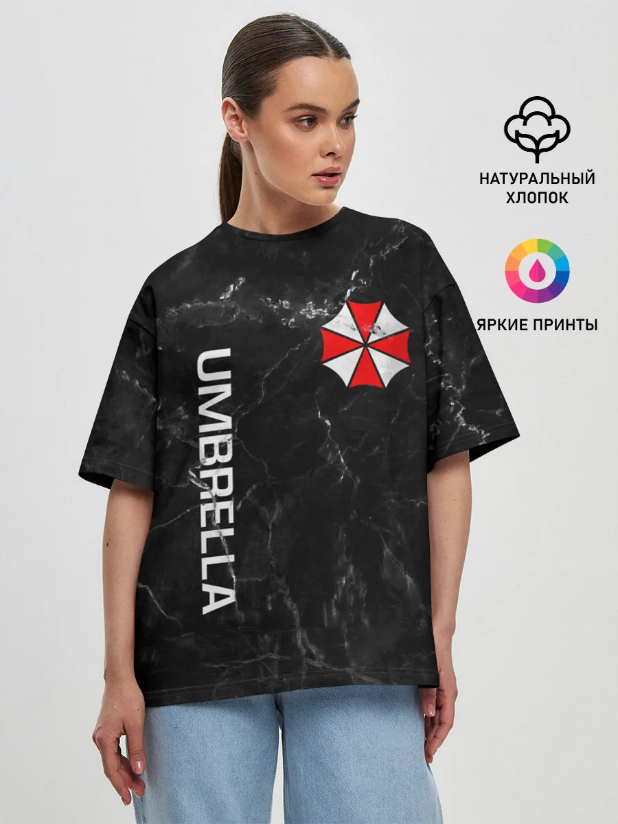 Женская футболка оверсайз / UMBRELLA CORP