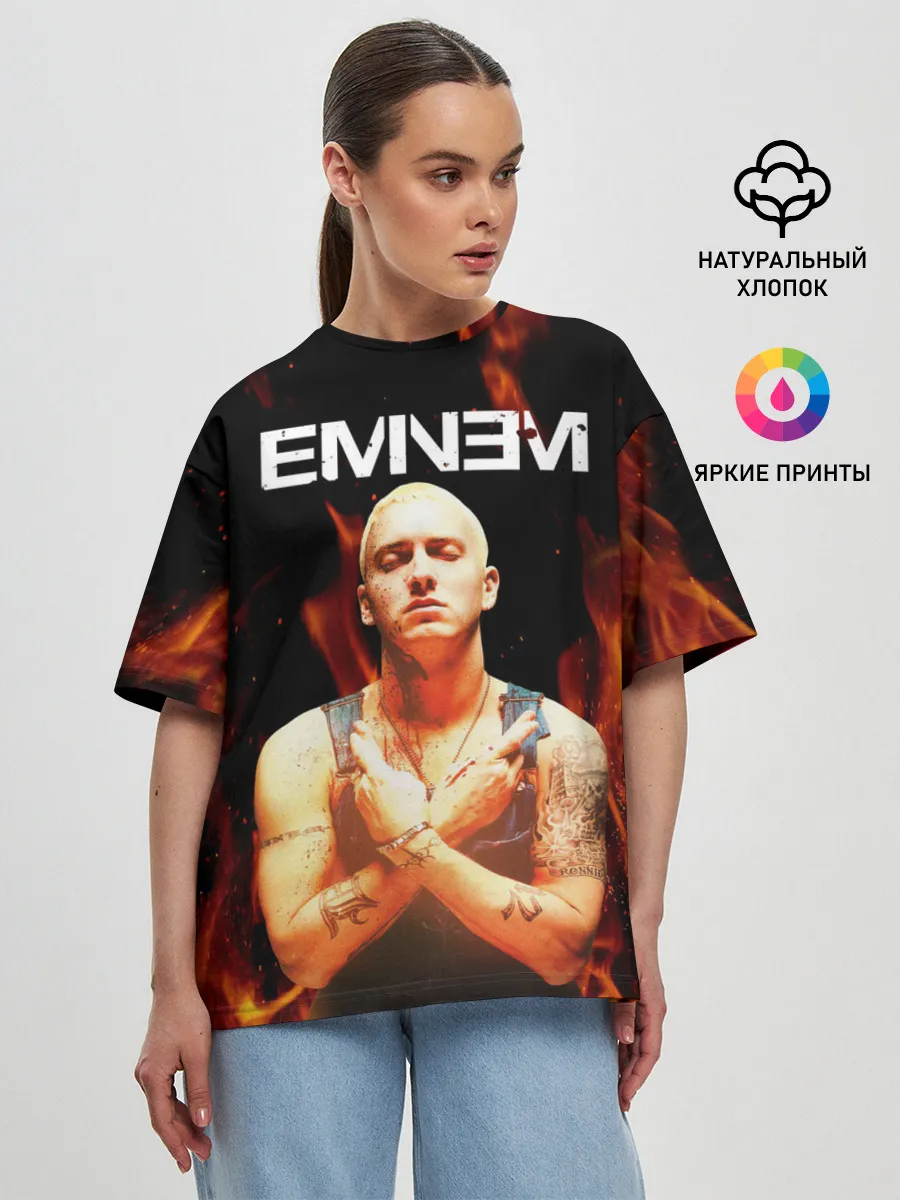 Женская футболка оверсайз / EMINEM.