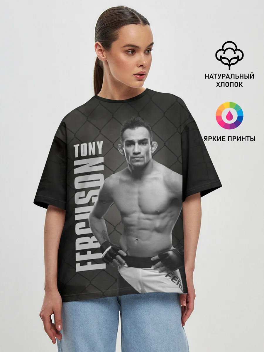 Женская футболка оверсайз / Tony Ferguson