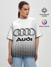 Женская футболка оверсайз / Audi