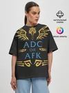 Женская футболка оверсайз / ADC of AFK