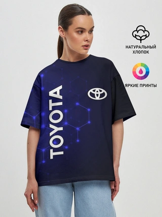 Женская футболка оверсайз / TOYOTA