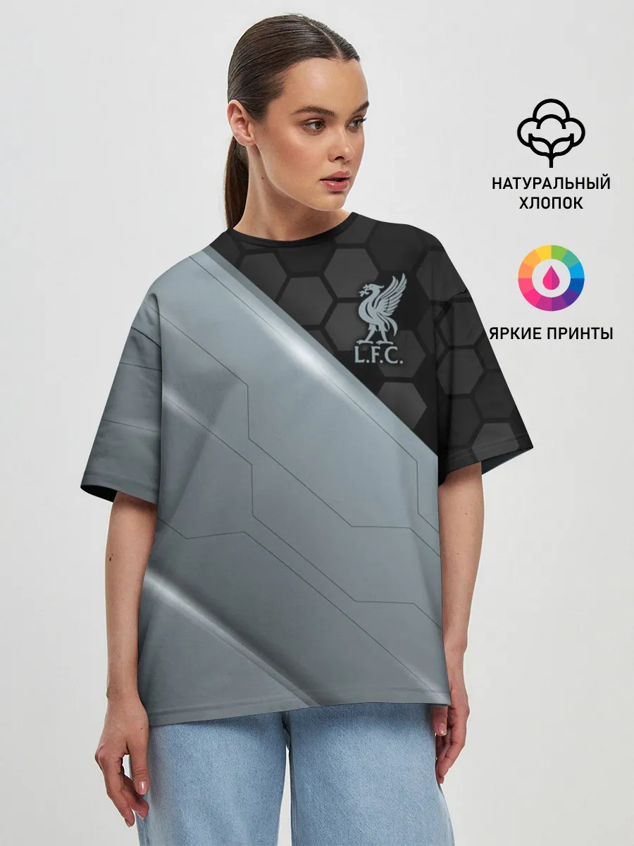 Женская футболка оверсайз / Liverpool F.C.