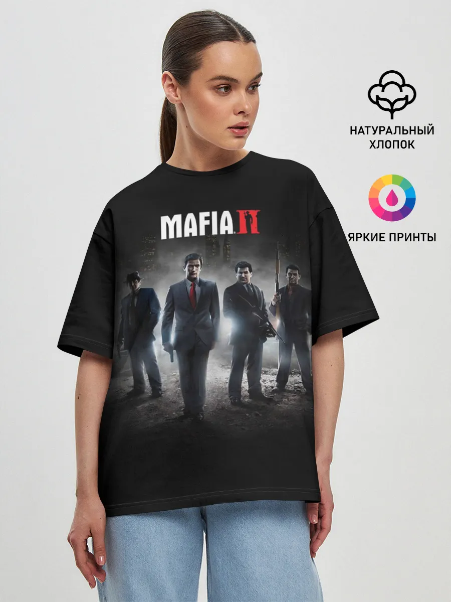 Женская футболка оверсайз / Mafia