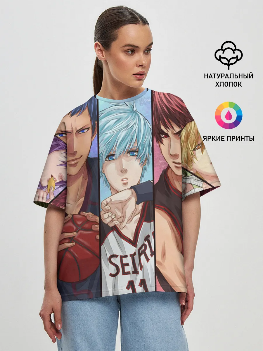 Женская футболка оверсайз / Kurokos Basketball