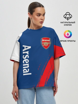 Женская футболка оверсайз / ARSENAL / Арсенал