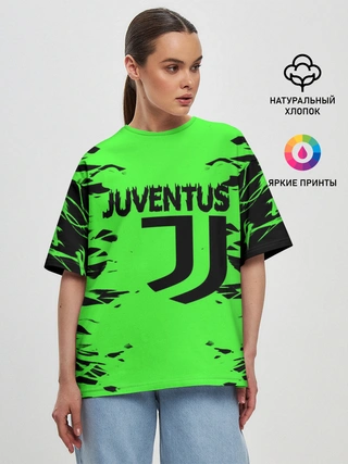 Женская футболка оверсайз / JUVENTUS