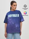 Женская футболка оверсайз / Voyager