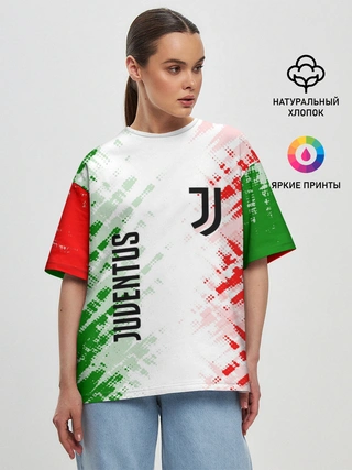 Женская футболка оверсайз / JUVENTUS