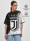 Женская футболка оверсайз / JUVENTUS