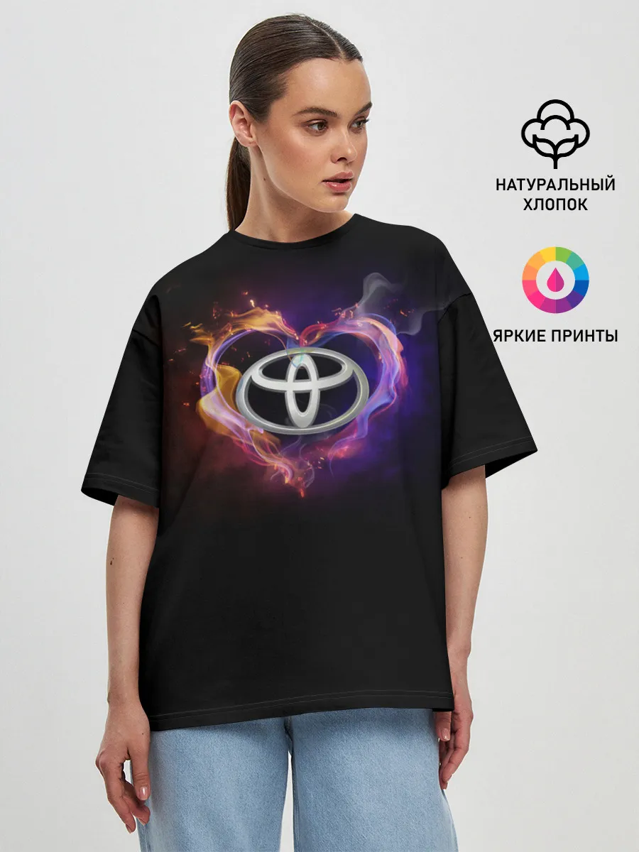 Женская футболка оверсайз / Toyota