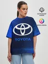 Женская футболка оверсайз / TOYOTA / ТОЙОТА