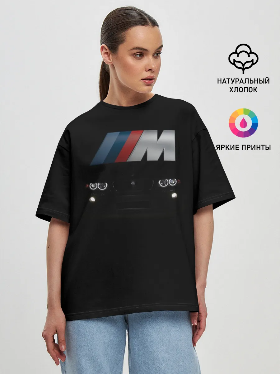 Женская футболка оверсайз / BMW M