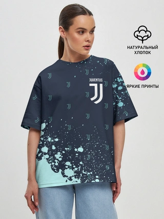 Женская футболка оверсайз / JUVENTUS / ЮВЕНТУС