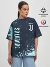 Женская футболка оверсайз / JUVENTUS / ЮВЕНТУС