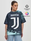 Женская футболка оверсайз / JUVENTUS / ЮВЕНТУС