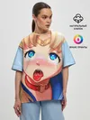 Женская футболка оверсайз / SAILOR MOON AHEGAO