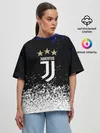 Женская футболка оверсайз / JUVENTUS.