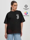 Женская футболка оверсайз / JUVENTUS / ЮВЕНТУС