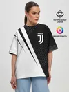 Женская футболка оверсайз / JUVENTUS / ЮВЕНТУС