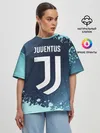 Женская футболка оверсайз / JUVENTUS / ЮВЕНТУС