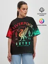 Женская футболка оверсайз / LIVERPOOL FC