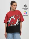 Женская футболка оверсайз / New Jersey Devils