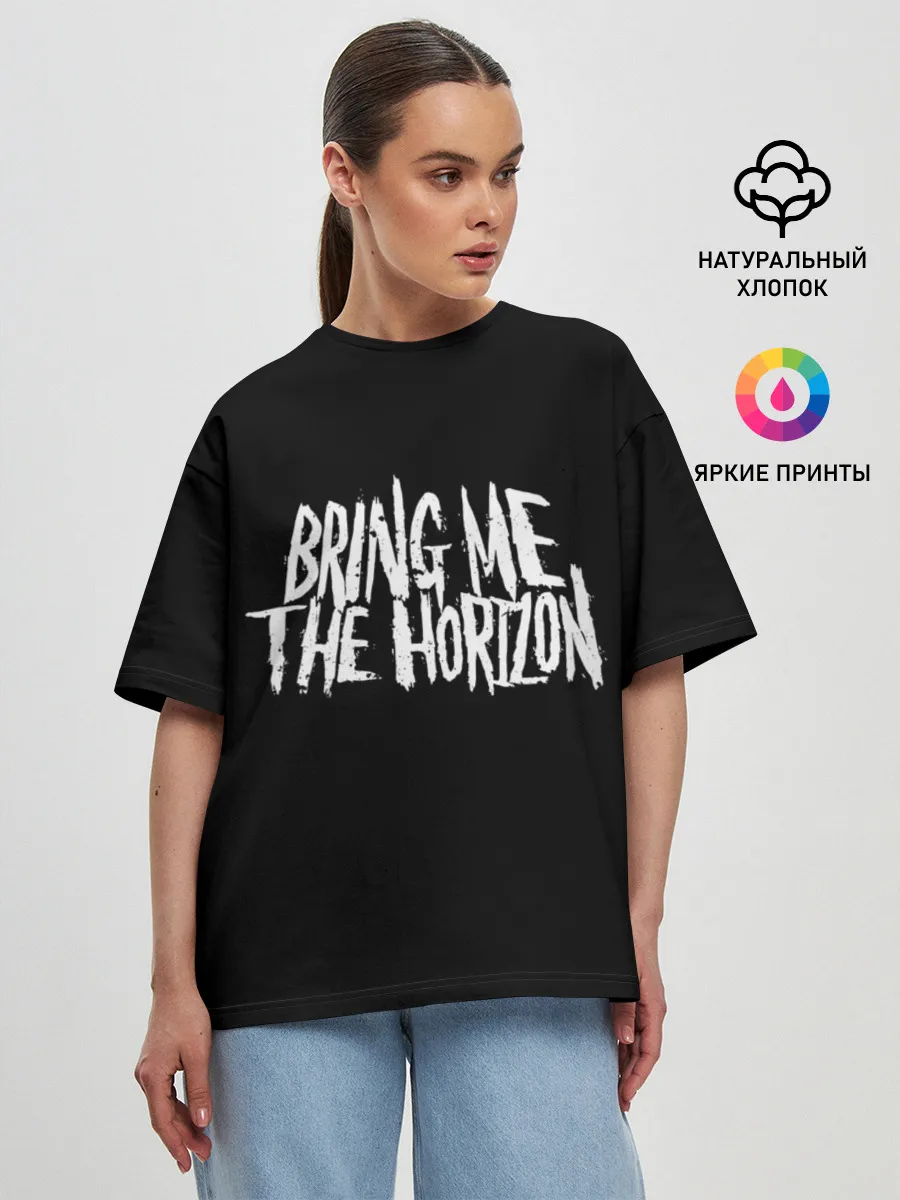 Женская футболка оверсайз / Bring Me The Horizon