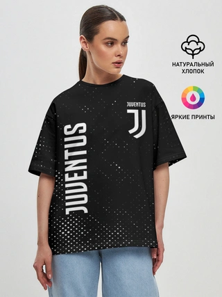 Женская футболка оверсайз / JUVENTUS / ЮВЕНТУС