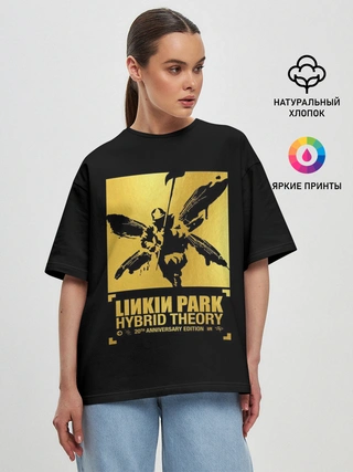 Женская футболка оверсайз / Hybrid Theory 20th Anniversary