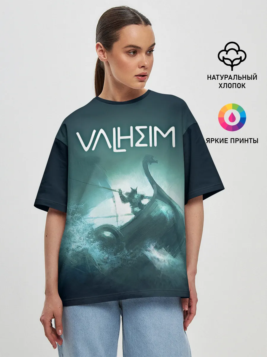 Женская футболка оверсайз / Valheim