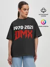 Женская футболка оверсайз / DMX. 1970-2021