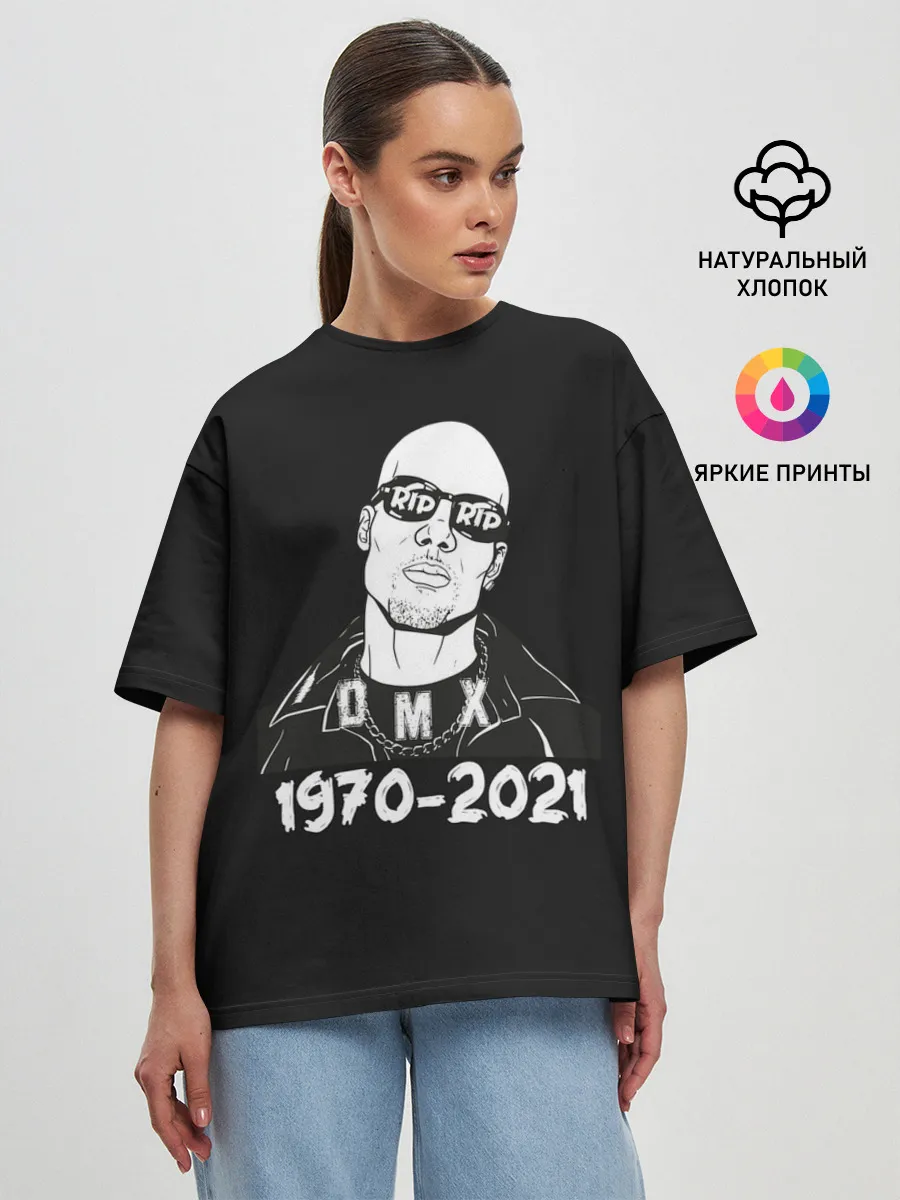 Женская футболка оверсайз / RIP DMX